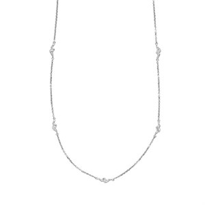 Halskette mit gewellten Links in silber Seide x Sistie z2022sws